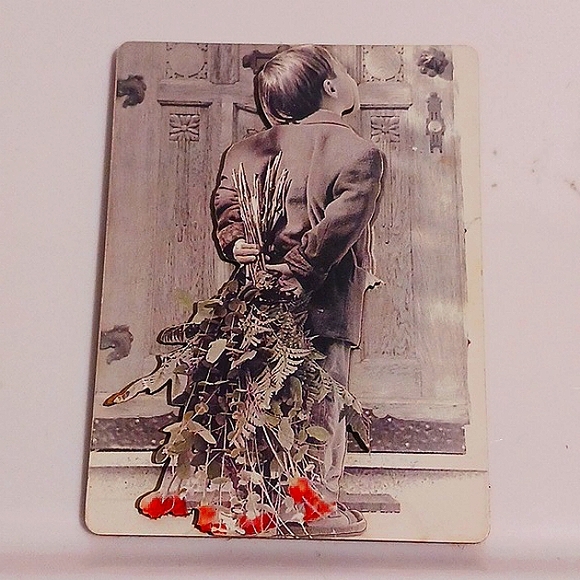 Kim Anderson Vintage "Boy Delivering Roses" 🌹 Magnet 🧏🌹⚜️🙋 - Picture 6 of 6